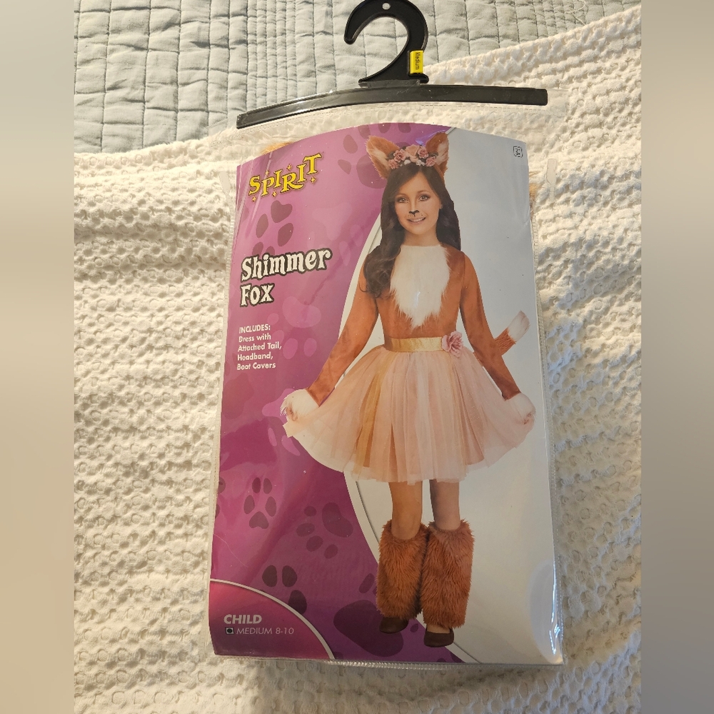 Girl's Fox Halloween Costume size 8-10 medium